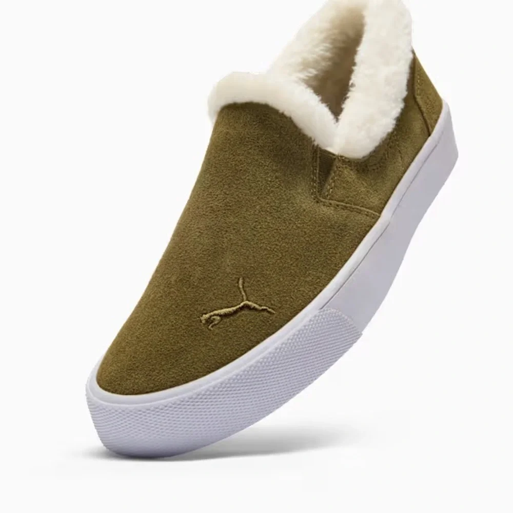 🐈‍⬛ Puma Women's Bari Comfort Sherpa Slip-Ons Size 7.5 New in box w/out lid
